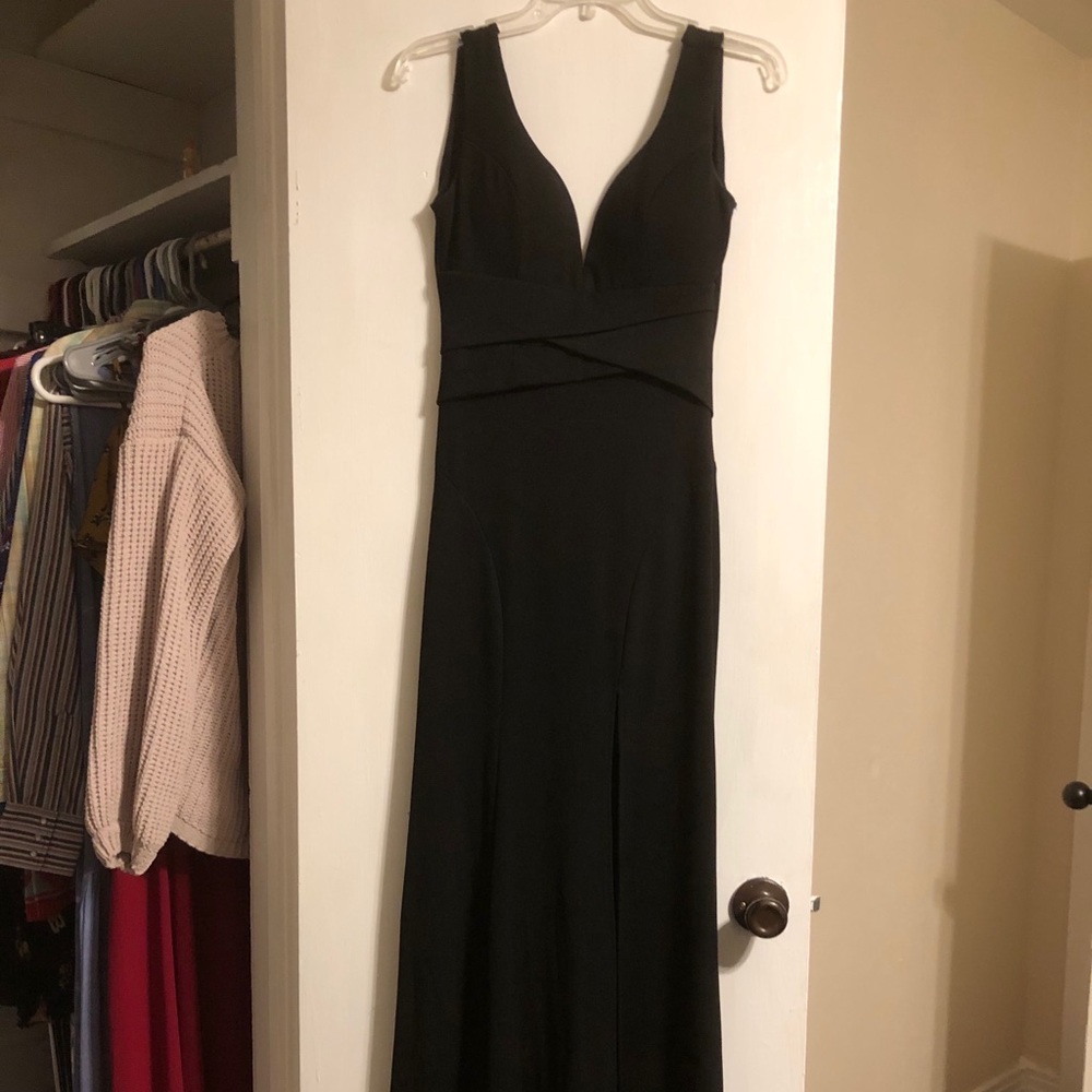 black dress